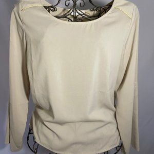 Calvin Klein Long Sleeved Beige Top